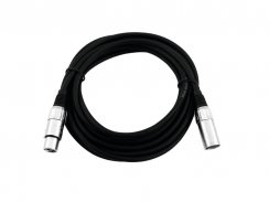Omnitronic propojovací kabel XLR / XLR, 0,5 m, černý