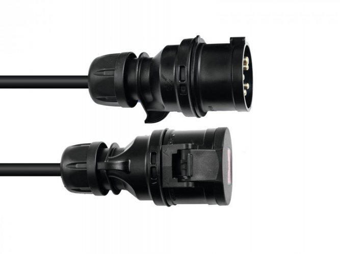 PSSO prodlužovací kabel CEE, 16A, 5x2,5, 10m, Black Edition