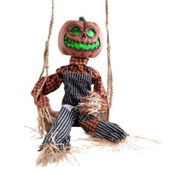Halloween strašák dýně, 90 cm Halloween strašák dýně, 90 cm