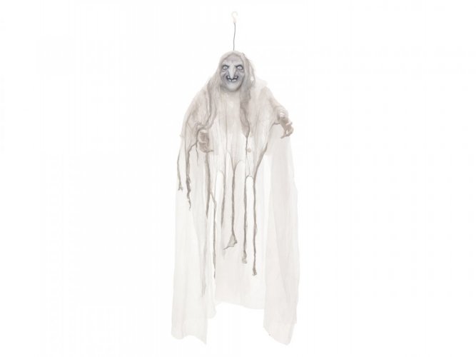 Halloween čarodějnice bílá, 170cm