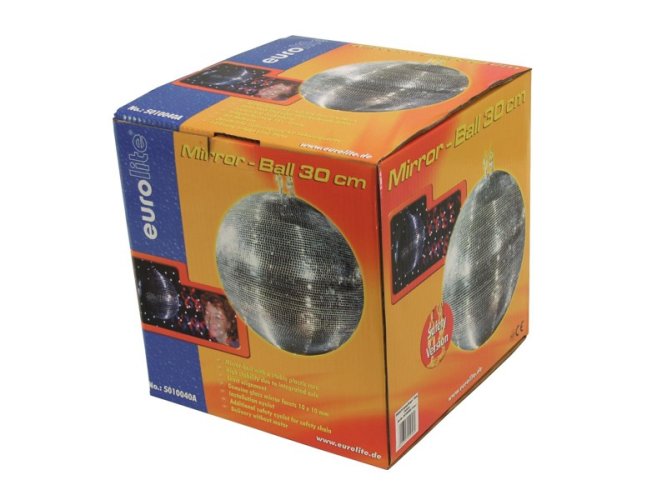 Eurolite zrcadlová koule 30 cm, zrcátka 10x10 mm