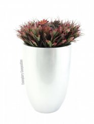 Květináč hliník-laminát, 69cm, lesklý-stříbrný