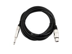 Kabel ACX-50 XLR samice - Jack 6,3 mono, 5 m Kabel ACX-50 XLR samice - Jack 6,3 mono, 5 m