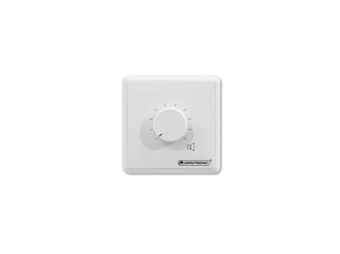 Omnitronic PA ovladač hlasitosti 5W stereo, bílý
