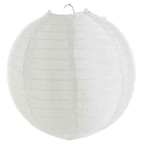 Nylonový lampion 30 cm, bílá