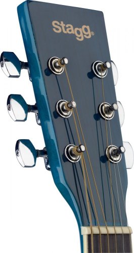Stagg SA20ACE-BLUE, elektroakustická kytara typu Auditorium