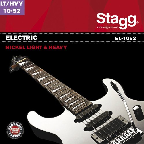 Stagg EL-1052, sada strun pro elektrickou kytaru, light & heavy