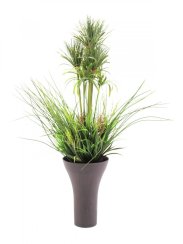Tráva vysoká s květináčem, 90 cm
