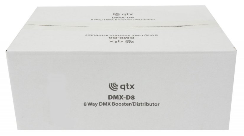 QTX DMX-D8 DMX Booster/Distributor, 8x DMX výstup