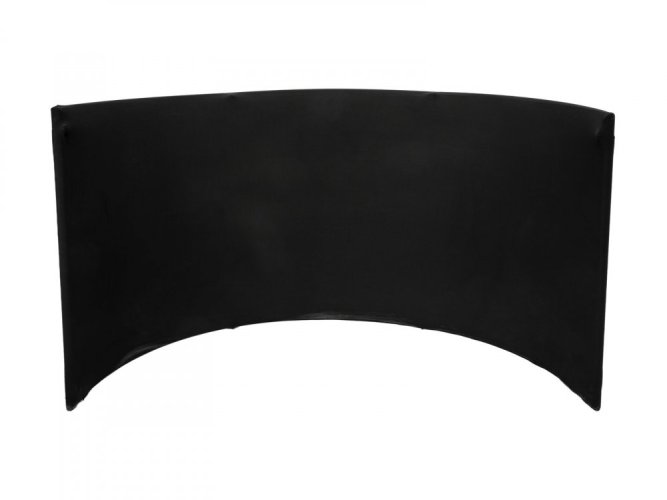 Omnitronic přenosná půlkruhová DJ zástěna s černým návlekem