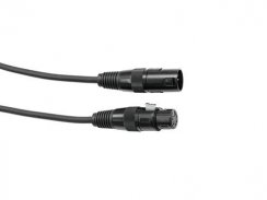 Eurolite DMX kabel XLR 5pin, 3m délka, černý