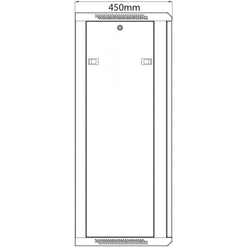 Adastra RC22U450, 19" Racková skříň, 22U, hloubka 450 mm