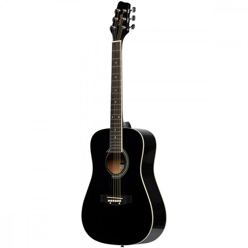 Stagg SA20D 3/4 LH-BK, akustická 3/4 kytara levoruká, černá