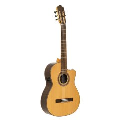 Angel Lopez MAZUELO CR-CE, elektroakustická klasická kytara 4/4, přírodní