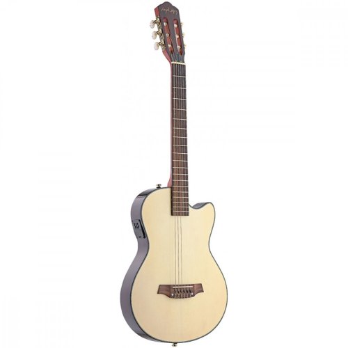 Angel Lopez EC3000CN, elektroakustická klasická kytara, přírodní
