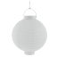 Lampion se světlem 20 cm, bílá