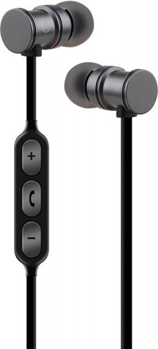 AV:link EMBT1-GRY magnetická Bluetooth sluchátka do uší, šedá