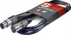 Stagg SMC3, kabel mikrofonní XLR/XLR, 3m
