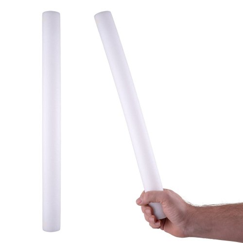Pěnová tyč s LED světlem, balení 10 kusů, zelená