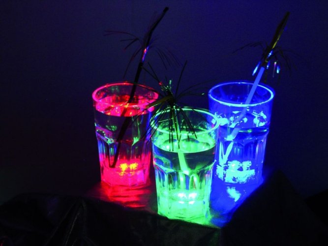 LED sklenice 11,5 cm, 3 ks