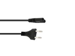 OMNITRONIC Euro napájecí kabel 1,5m bk OMNITRONIC Euro napájecí kabel 1,5m bk