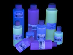 Eurolite UV aktivní razítkovací barva, transparentní modrá, 100ml