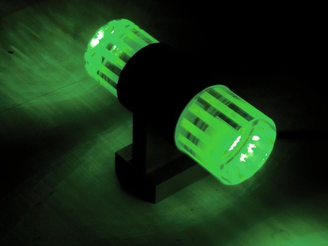 Eurolite svítidlo 2x12, nástěnné, zelené LED - poškozeno (50630278)