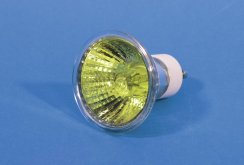 Omnilux lampa 230V/50W GU-10 25, žlutá