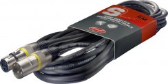 Stagg SMC6 YW, kabel mikrofonní XLR/XLR, 6m