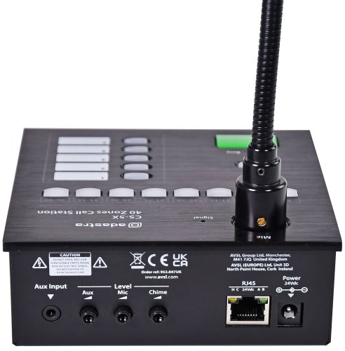 Adastra CS-5X, Call Station pro RX45 Audio Matrix