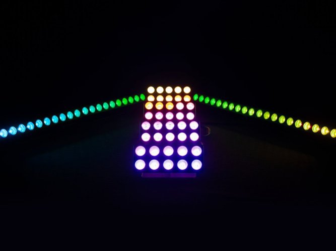 Eurolite LED Pixel Matrix Panel 2x5 RGB/WW