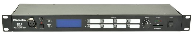 Adastra DM-8 Digital Messaging Unit, SD přehrávač zpráv