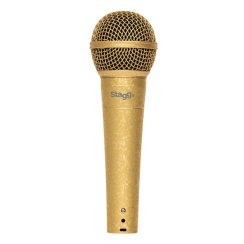 Stagg SDM50 GD, dynamický mikrofon, speciální zlatá edice