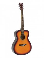 Dimavery AW-303, akustická kytara typu Folk, stínovaná