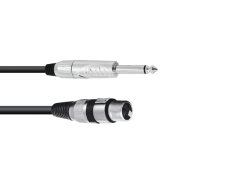 Kabel ACX-50 XLR samice - Jack 6,3 mono, 5 m Kabel ACX-50 XLR samice - Jack 6,3 mono, 5 m