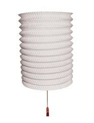 Lampion papírový 28 cm, bílý