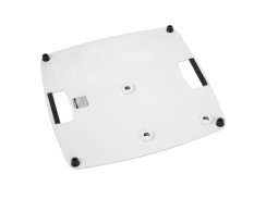 Omnitronic BPS-3, základna pro reproduktorovou distanční trubku se závitem, bílá
