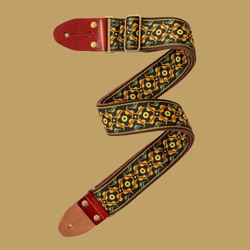 Stagg SWO-30TH-ORG, tkaný nylonový popruh, oranžový