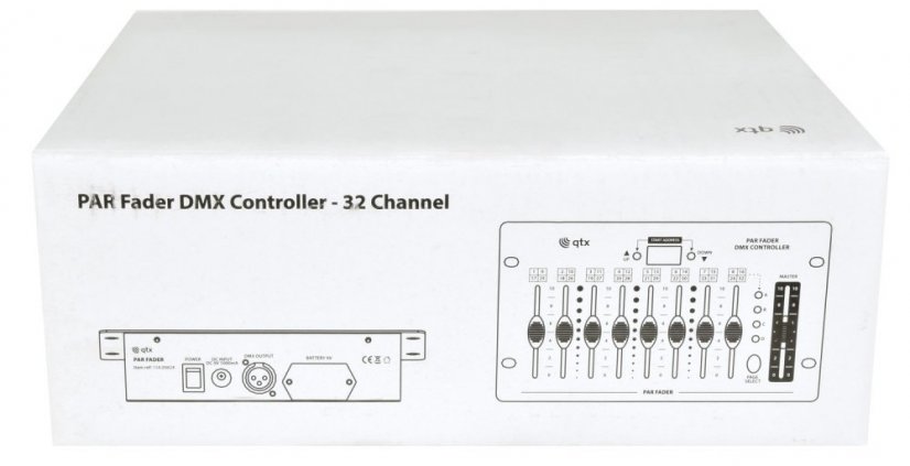 QTX PAR Fader DMX stmívací panel, 32 kanálů