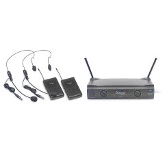 Stagg SUW 50 HH EG EU, 2-kanálový bezdrátový mikrofonní set 863,8 MHz / 864,5 MHz