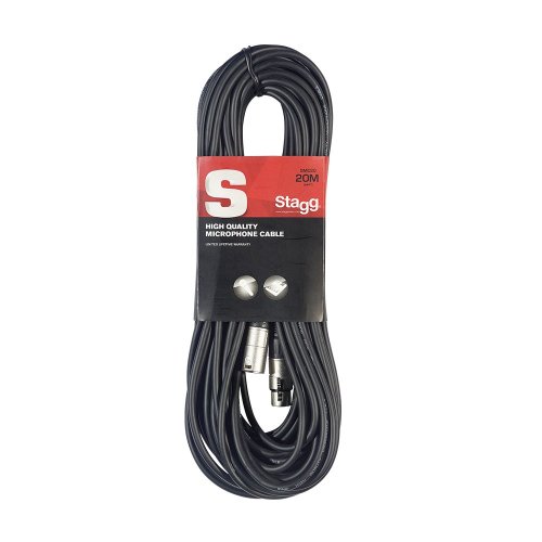 Stagg SMC20, kabel mikrofonní XLR/XLR, 20m