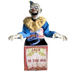 Halloween klaun, jack in the box, 180 cm Halloween klaun, jack in the box, 180 cm