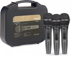 Stagg SDMP15-3, sada 3 dynamických mikrofonů