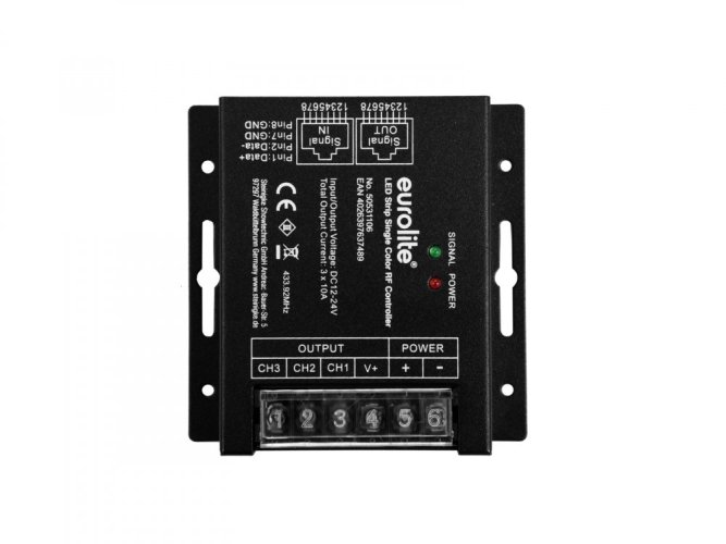 Eurolite 3-kanálový ovladač s bezdrátovým DO pro jednobarevné LED pásky