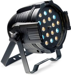 Stagg LED PAR MLZ-18x3W studená/teplá bílá DMX černý, LED reflektor