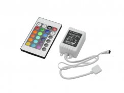 Eurolite kontrolér pro LED pásky RGB, IR, 12V