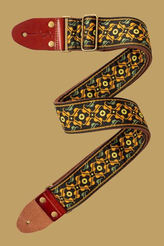 Stagg SWO-30TH-ORG, tkaný nylonový popruh, oranžový