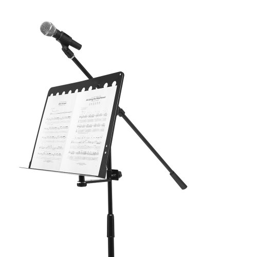 Stagg MUS-ARM 2, notový pult k upevnění na mikrofonní stojan
