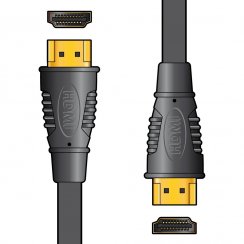 AV:link kabel HDMI HQ high speed 4K Ethernet, pozlacené konektory, 1.0m