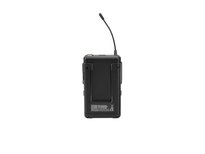 OMNITRONIC PORTY-8A Bodypack + klopový mikrofon 863.1 MHz OMNITRONIC PORTY-8A Bodypack + klopový mikrofon 863.1 MHz